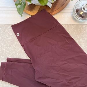 Lululemon high rise leggings, size 12